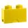 LEGO Kiegészítő - Tároló doboz 2-es sárga