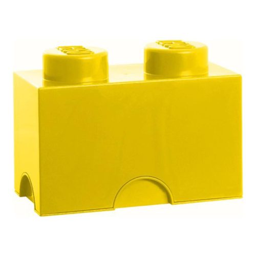 LEGO Kiegészítő - Tároló doboz 2-es sárga