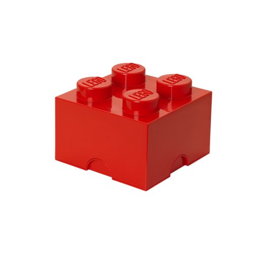 LEGO Kiegészítő - Tároló doboz 4-es piros