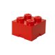 LEGO Kiegészítő - Tároló doboz 4-es piros