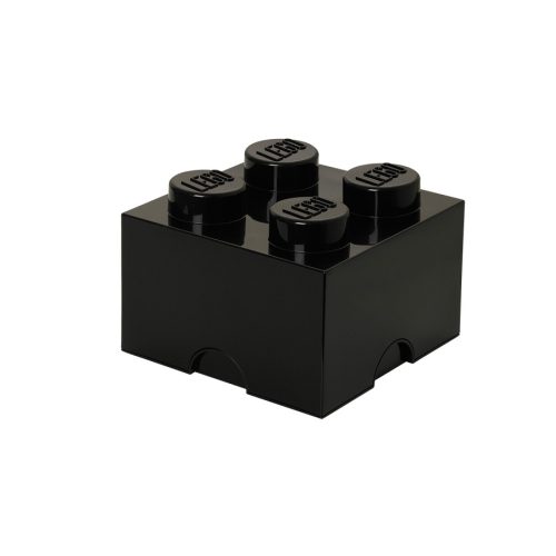 LEGO Kiegészítő - Tároló doboz 4-es fekete