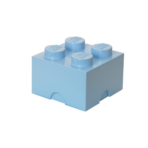 LEGO Kiegészítő - Tároló doboz 4-es világos kék