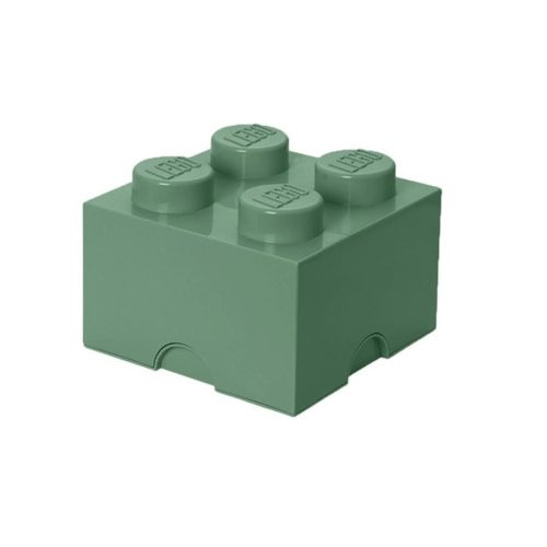 LEGO Kiegészítő - Tároló doboz 4-es homokzöld
