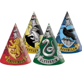 6db papír sapka HARRY POTTER HOGWARTS HOUSES