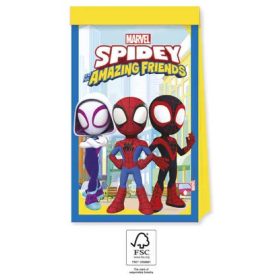   4db papír party táska SPIDEY ÉS CSODÁLATOS BARÁTAI MARVEL