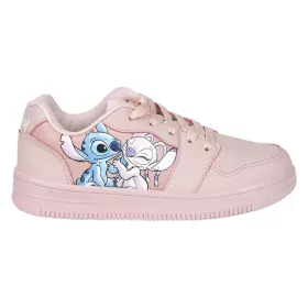 Stitch&Angel rózsaszín prémium műbőr sportcipő