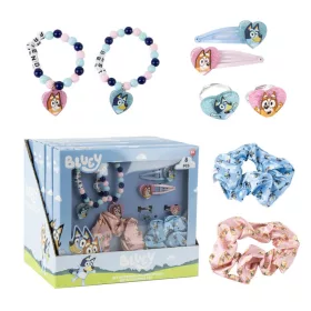   Bluey 8 részes szépségápolási készlet (gyűrű+hajcsat+hajgumi+karkötő)