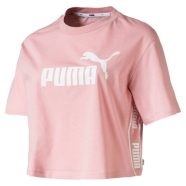   Puma női sport póló magas pamuttartalommal - világosrózsaszín - L