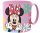 Mikrózható műanyag bögre BPA mentes - Minnie egér - 265 ml