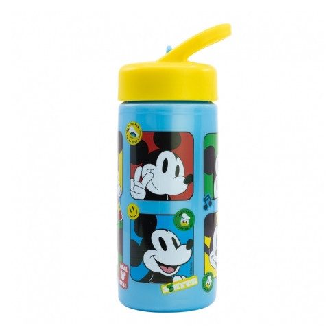 MŰANYAG SZÍVÓSZÁLAS PALACK 410 ML Mickey Egér