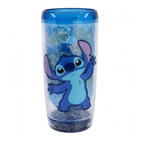 Felborulás mentes Duplafalú PS Pohár 625 ml Stitch Ohana