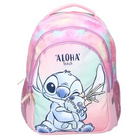   Stitch ALOHA 3 rekeszes nagyméretű iskolatáska gyerekeknek
