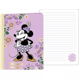 Minnie egér A5 méretű Spirálos Notesz 14,5x21cm FSC