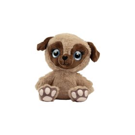Nagy szemű cuki plüss Kutya 30cm magas - Barna