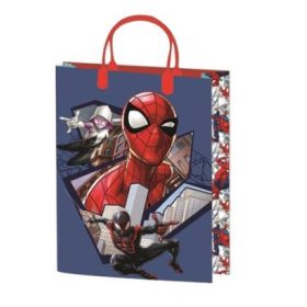   Ajándéktasak 32x27x10cm, laminált műanyag felülettel - Spiderman
