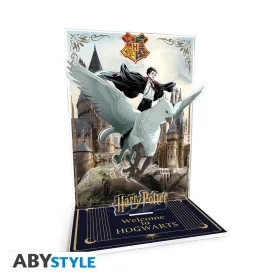 Harry Potter akril dioráma figura Harry & Buck in Hogwarts