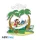Disney akril dioráma figura Lilo & Stitch Hammock