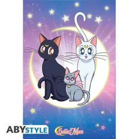 Sailor Moon maxi poszter 91,5x61cm Luna, Artemis & Diana