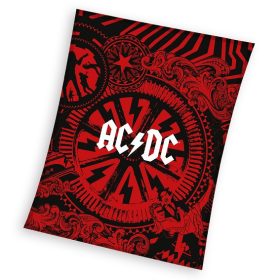   AC DC Coral fleece takaró 150x200cm 240GSM vastag puha prémium anyagból