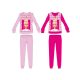 Barbie téli vastag pamut pizsama kislányoknak - flanel - világosrózsaszín - 116