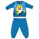 Baby Shark téli vastag baba pizsama - pamut flanel pizsama - világoskék - 98