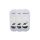 Pezzini unisex szilikonos titokzokni - 3 pár/csomag - pamut titokzokni - fehér - 39-42