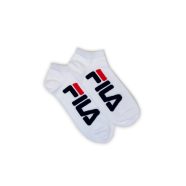   Fila unisex feliratos titokzokni - 2 pár/csomag - pamut titokzokni - fehér - 35-38