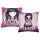 Gorjuss párna, díszpárna - 40x40 cm - lila-rózsaszín