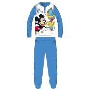   Disney Mickey egér hosszú vékony gyerek pizsama - pamut jersey pizsama - világoskék