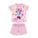 Nyári rövid ujjú pamut baba pizsama - Disney Minnie egér - csillagos - világosrózsaszín - 92