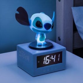 Stitch ébresztőóra világítással