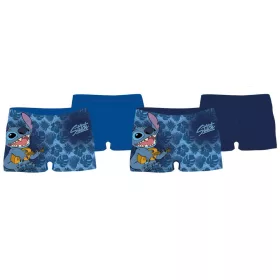 Stitch kisfiú fürdő boxer - középkék - 122