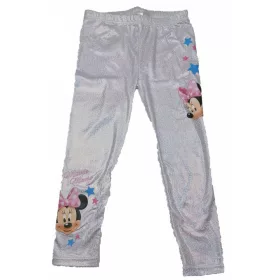 Minnie ezüst-színjátszós leggings