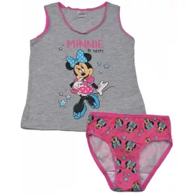 Minnie szürke-pink fehérnemű szett