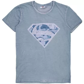 Superman férfi kék póló