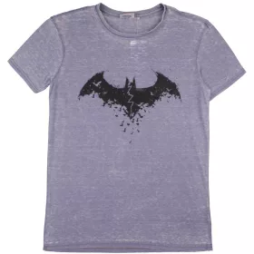 Batman férfi kék batikolt póló