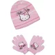 Hello Kitty rózsaszín sapka szett