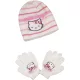 Hello Kitty törtfehér sapka szett