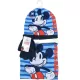 Mickey kék sapka-sál szett