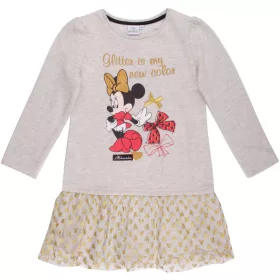 Minnie bézs tüllfodros ruha