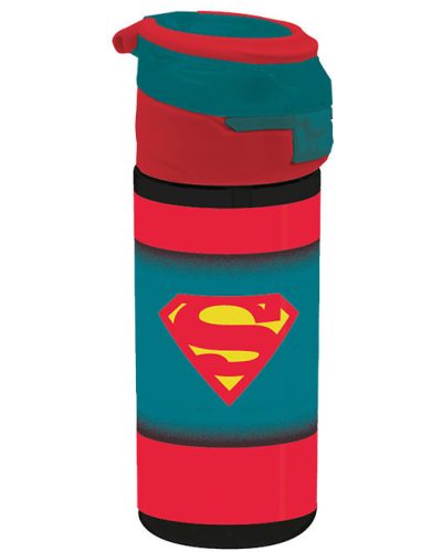 Superman műanyag szívószálas kulacs 532 ml