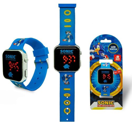 Sonic a sündisznó Gold Rings digitális LED karóra