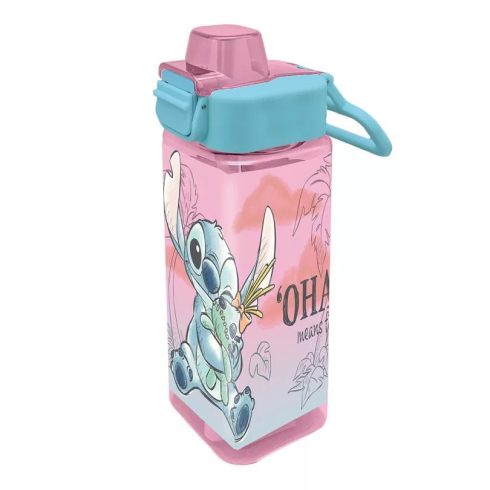 Disney Lilo és Stitch, A csillagkutya Cheeky square műanyag kulacs 500 ml