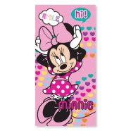   Disney Minnie Hearts fürdőlepedő, strand törölköző 70x137 cm (Fast Dry)