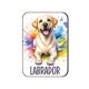 Labrador - Fa Hűtőmágnes