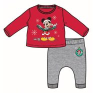   Disney Mickey Merry Karácsonyi baba póló + nadrág szett 3-24 hó