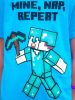 Minecraft Nap gyerek rövid pizsama 6 - 12 év / 116 - 152 cm