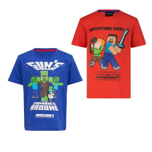 Minecraft Mode gyerek rövid póló, felső 6 - 12 év / 116 - 152 cm