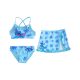 Disney Lilo és Stitch, A csillagkutya Leaf gyerek bikini és szoknya szett 4 - 10 év / 104 - 140 cm