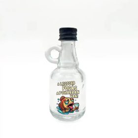   A legjobb fogás - Füles Pálinkás Üvegpalack 40 ml - Vicces Ajándék Horgásznak